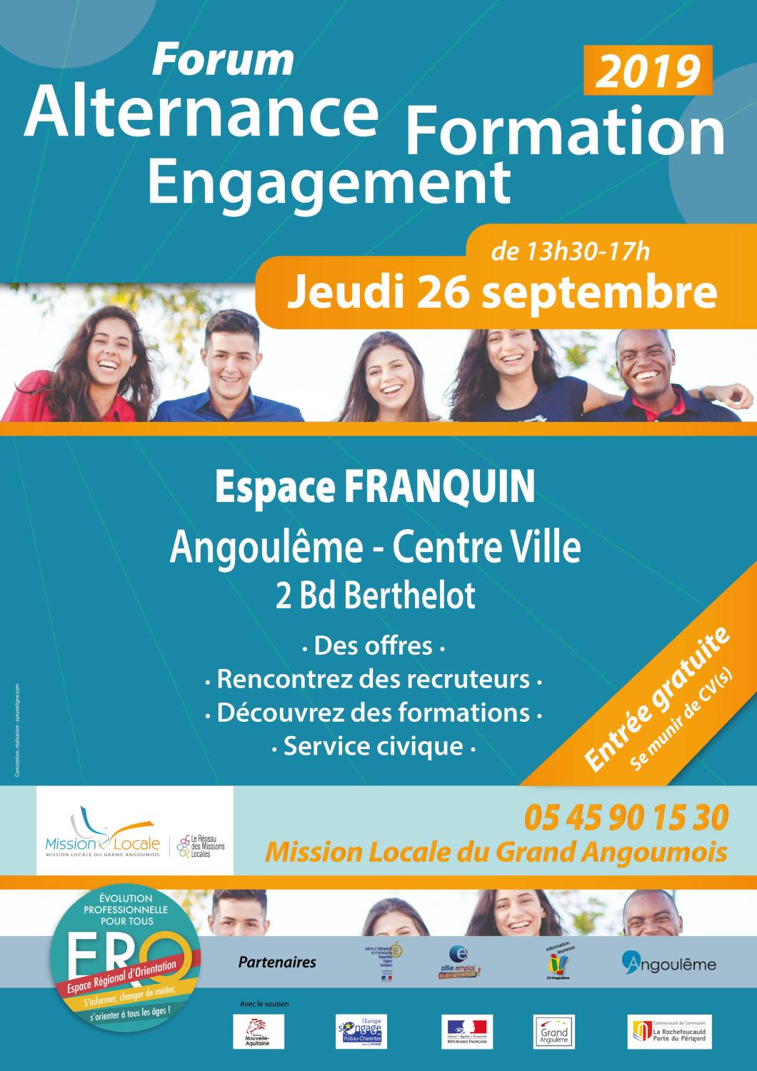 Tera présente au forum Alternance Formation Engagement